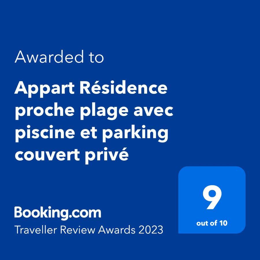 Appart Residence Proche Plage Avec Piscine Et Parking Couvert Prive Merville-Franceville-Plage Ngoại thất bức ảnh